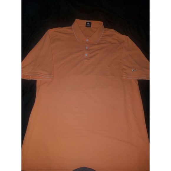 Nike Fit Dry Golf‎ Polo XL ORANGE - Picture 1 of 5